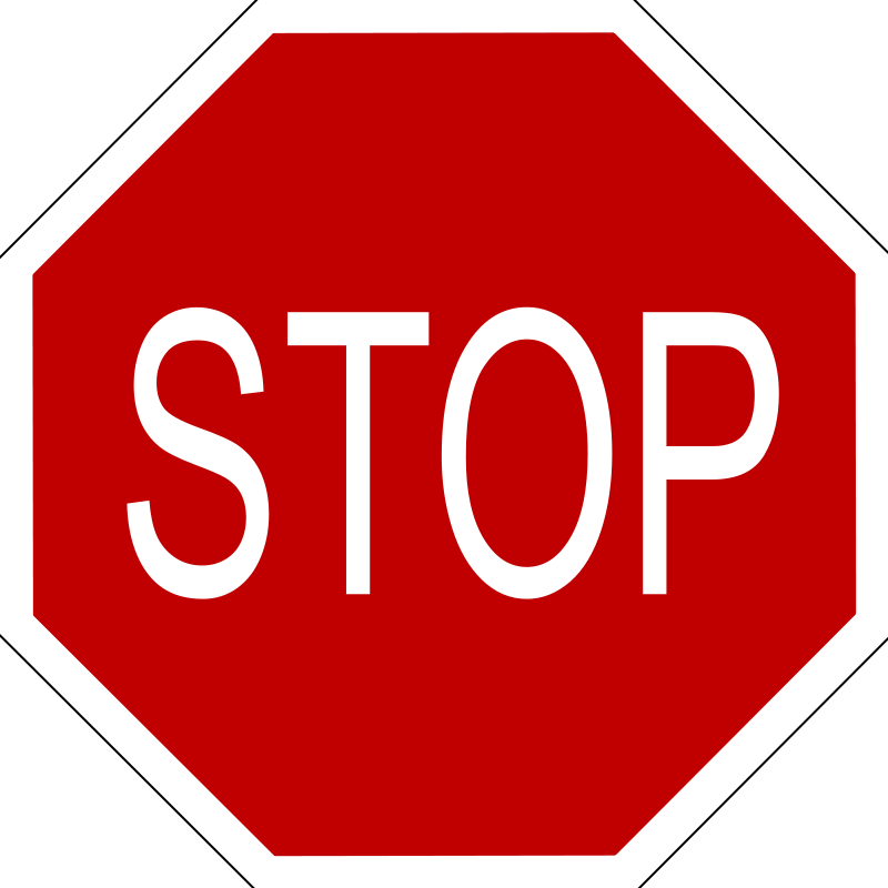 Stop Sign Photo - Clipart library