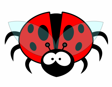 Drawing cartoon insects