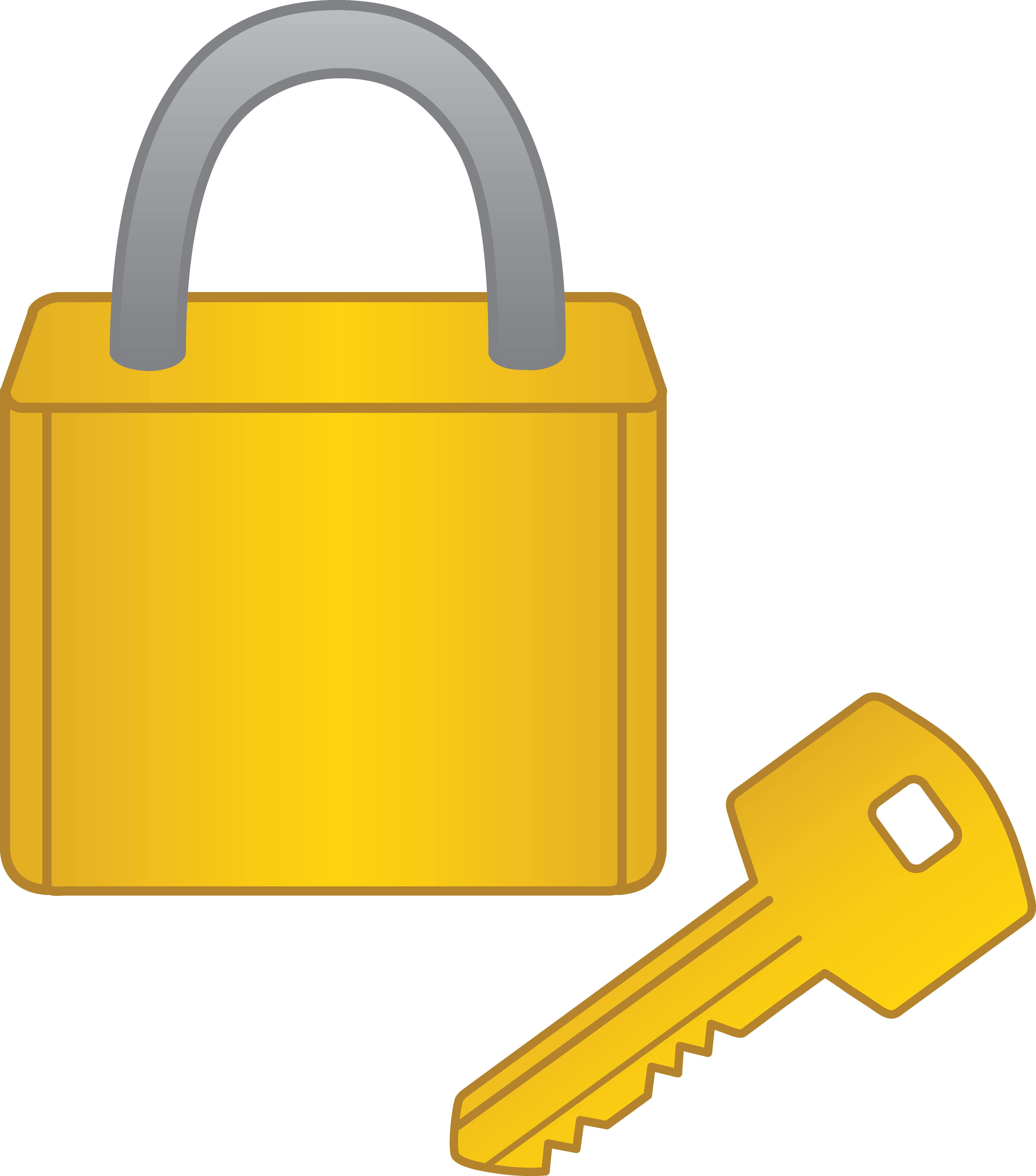 Lock and Key - Free Clip Art