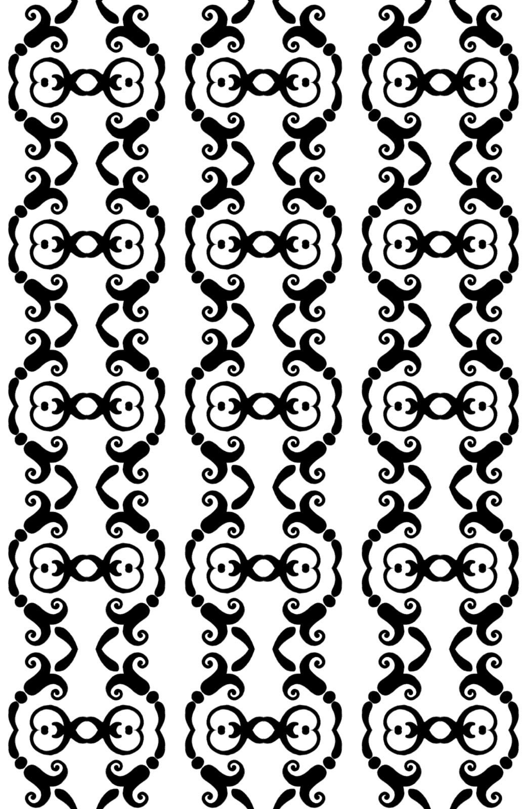 The background fairy overlay pattern doodad damask | Black 