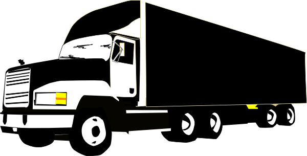 Semi Truck Mack clip art - vector clip art online, royalty free 
