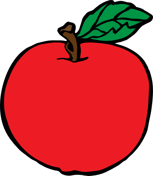 Cartoon Apple Clipart 