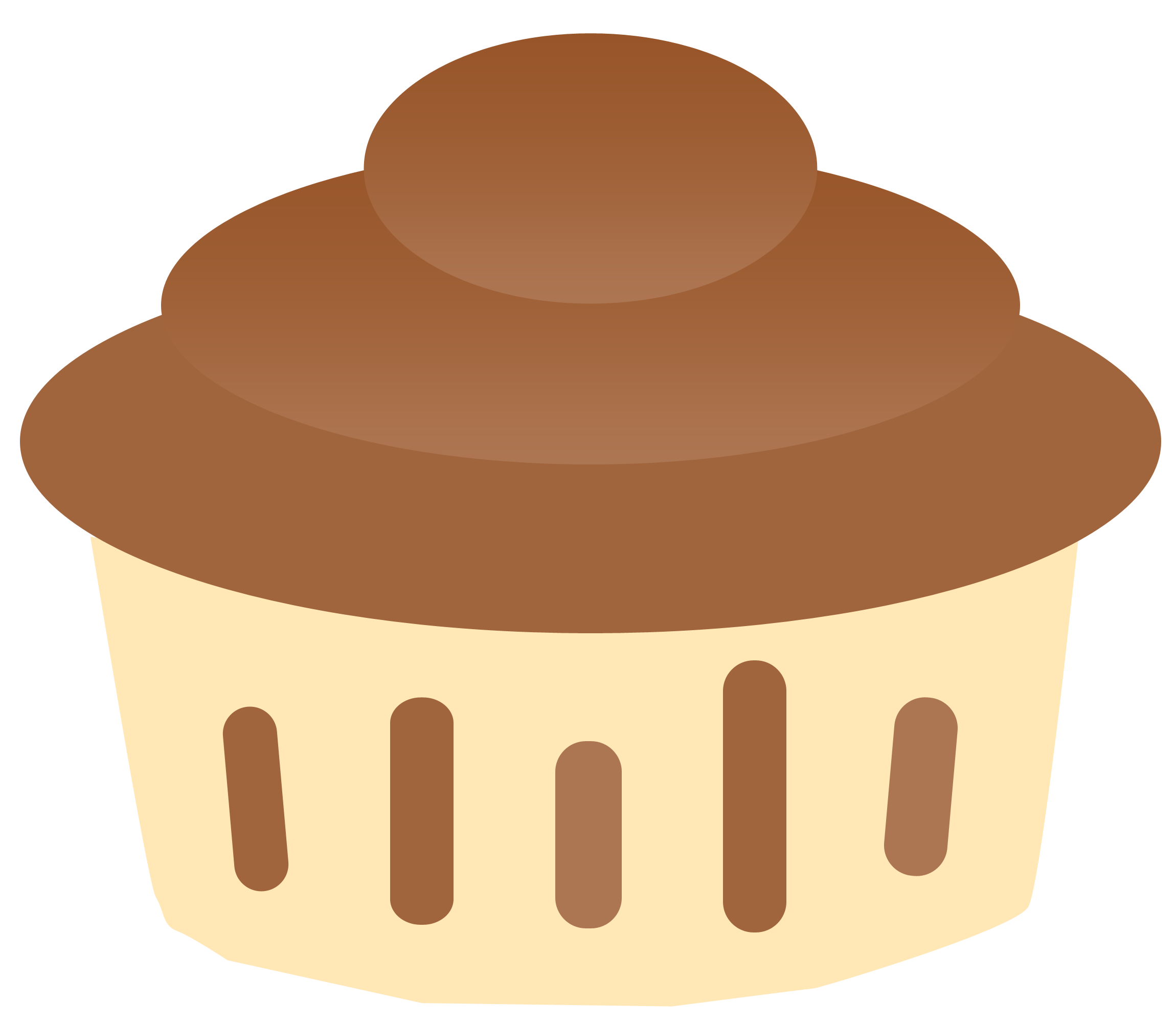 Vanilla and Chocolate Cupcake Clipart | Cupcake Clipart
