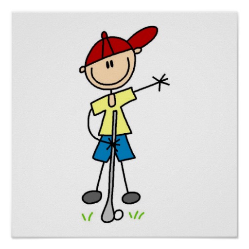 Cartoon Golfer Gifts - T-Shirts, Art, Posters  Other Gift Ideas 