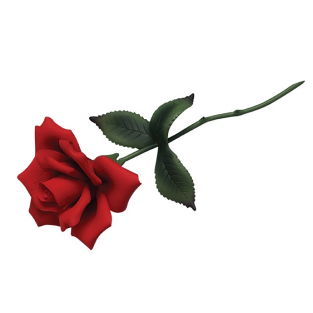 Red Long Stemmed Rose With Ribbon Tattoo - Clipart library - Clipart library