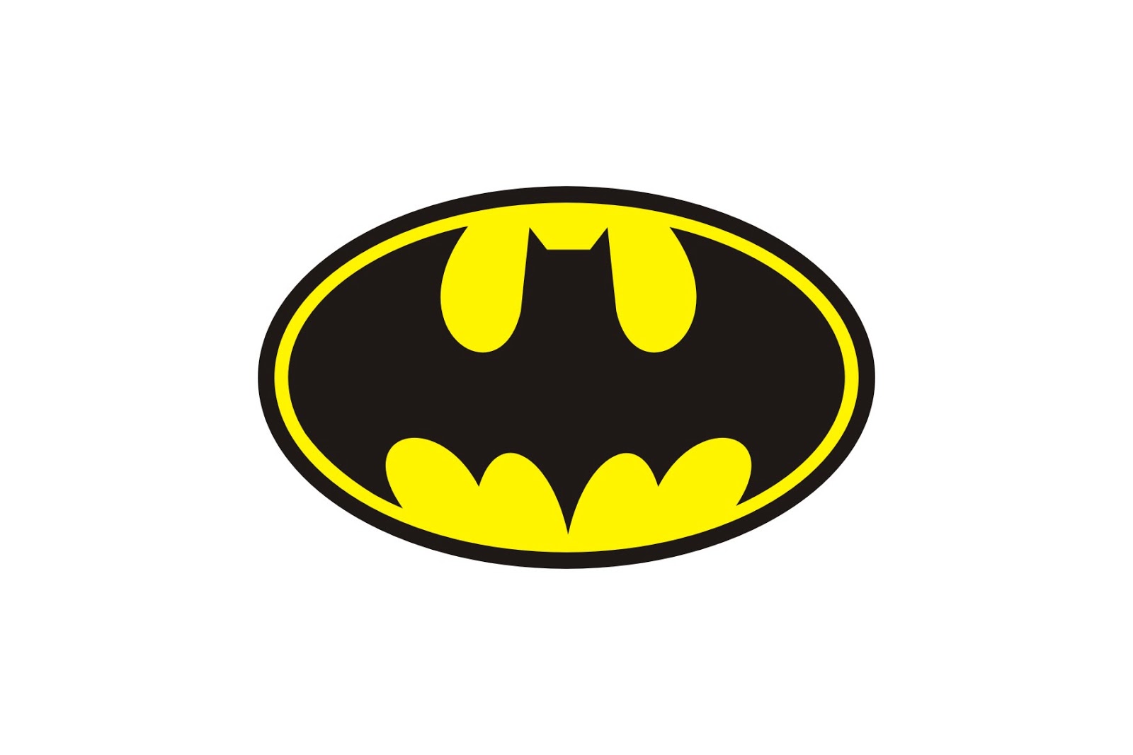 Batman Symbol Template - Clipart library