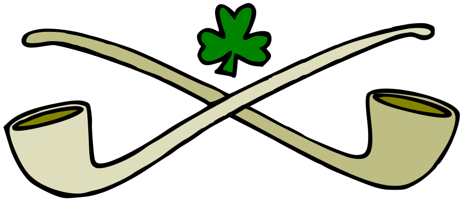 Celtic Shamrock small clipart 300pixel size, free design