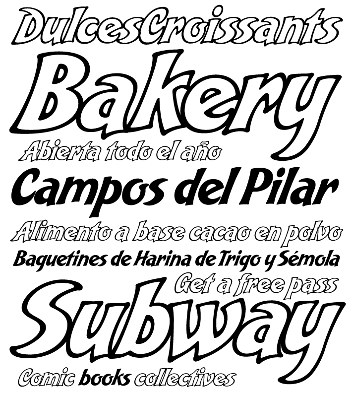 Bakery Script Complete Page 5 Images Clip Art Library
