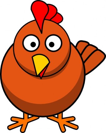 Chicken Cartoon clip art Vector clip art - Free vector for free 