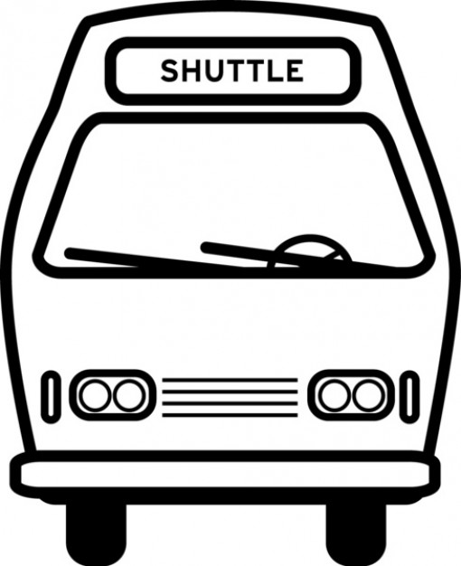 shuttle bus clipart.