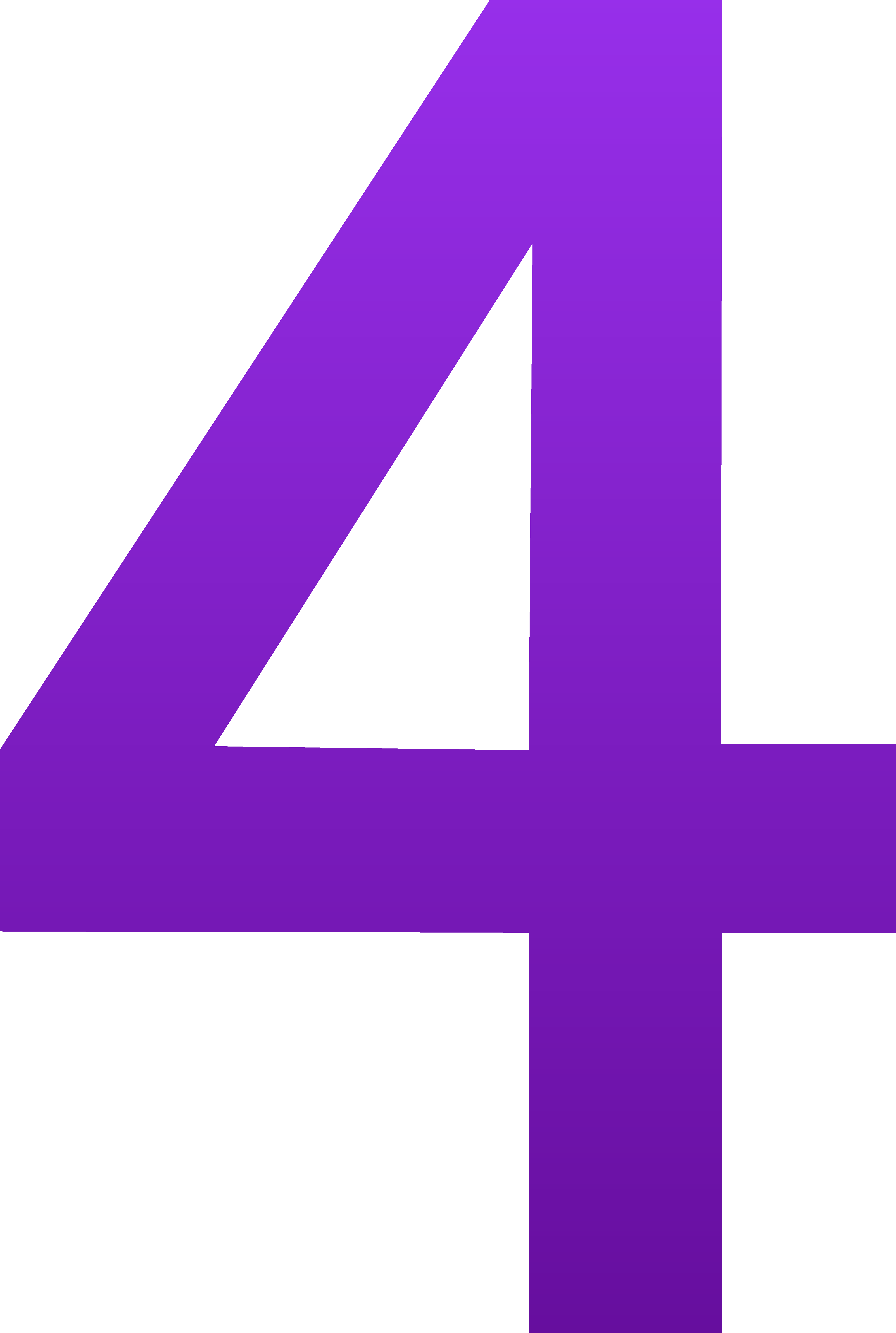 The Number Four - Free Clip Art