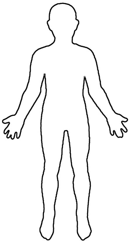 clipart human body outline - photo #22