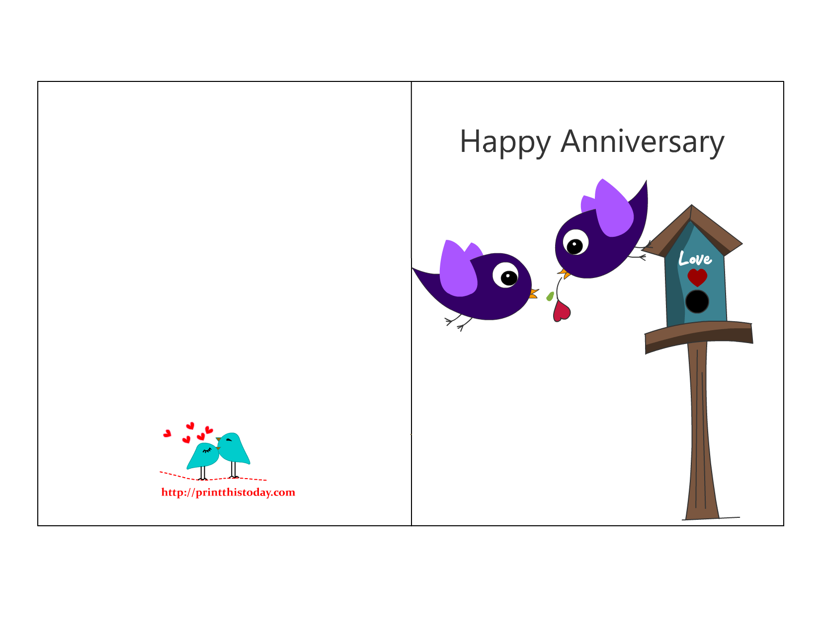 Happy Anniversary Card Templates Clip Art Library