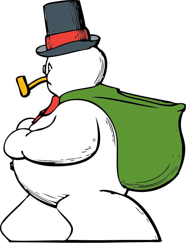 Free Stock Photos | Illustration of a snowman | # 12617 
