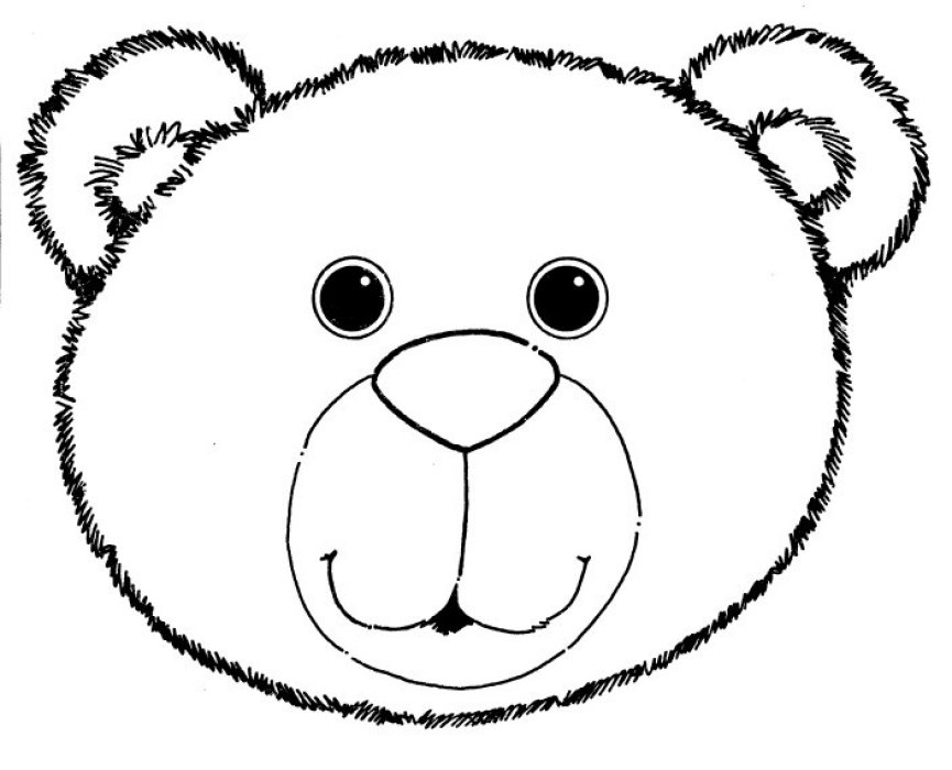 Bear Head Template
