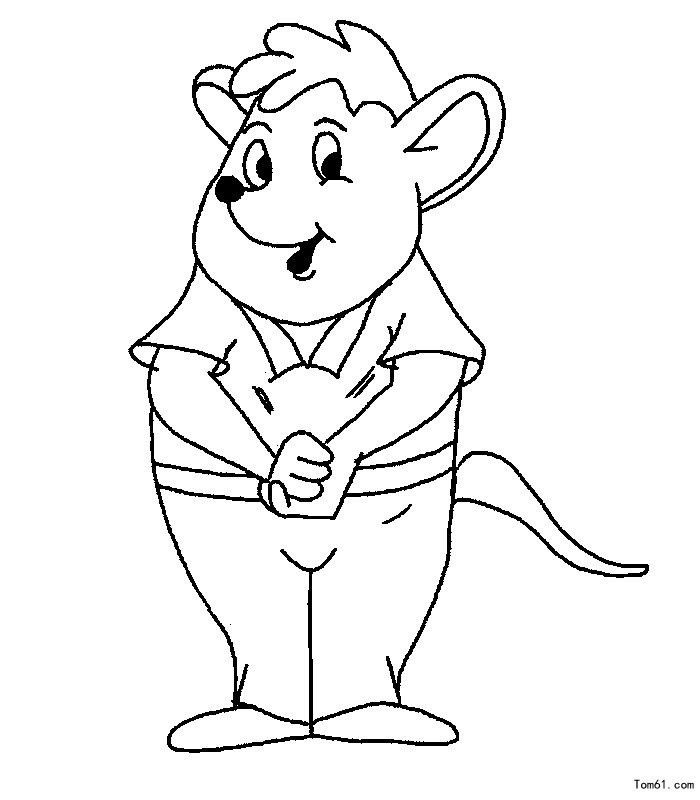 How to draw mice 2 - Stick figure-Children