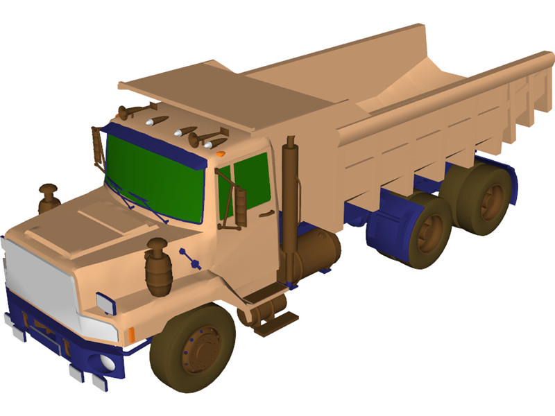 Dump Truck 3D Model Download | 3D CAD Browser