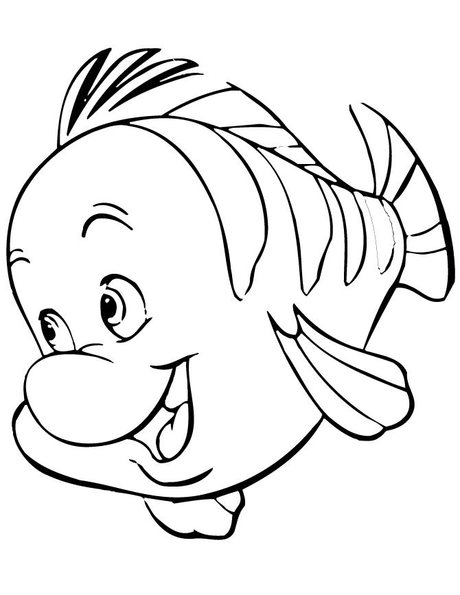 Sebastian Lobster From Little Mermaid Coloring Page | HM Coloring 
