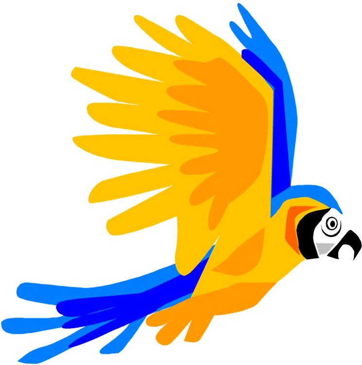 free clip art cartoon parrot - photo #37