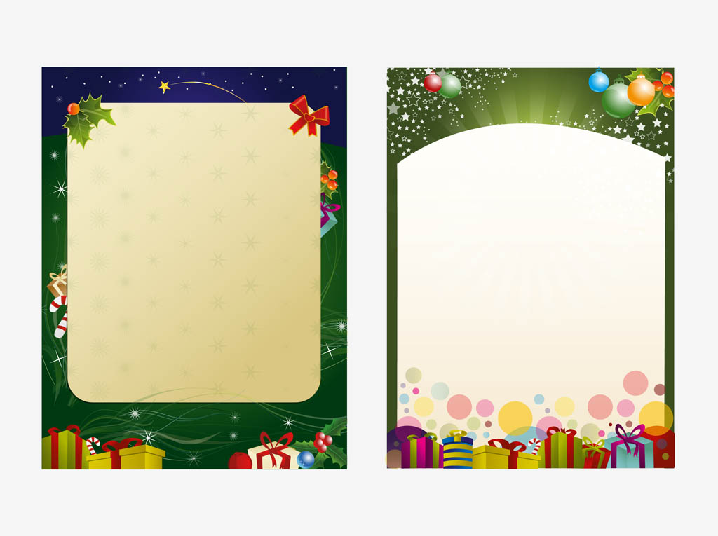 Blank Christmas Poster Template Free Download