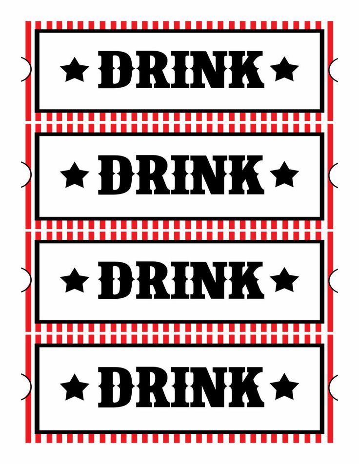 ((INSTALL)) Free Template For Drink Tickets