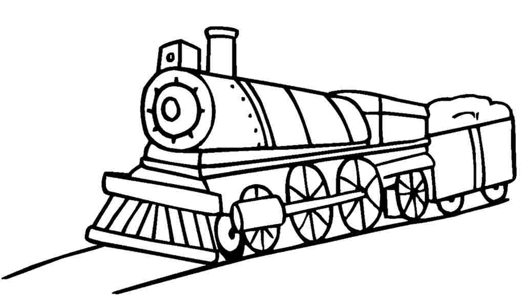 Transportation Train Colouring Pages Free Printable For Kids 