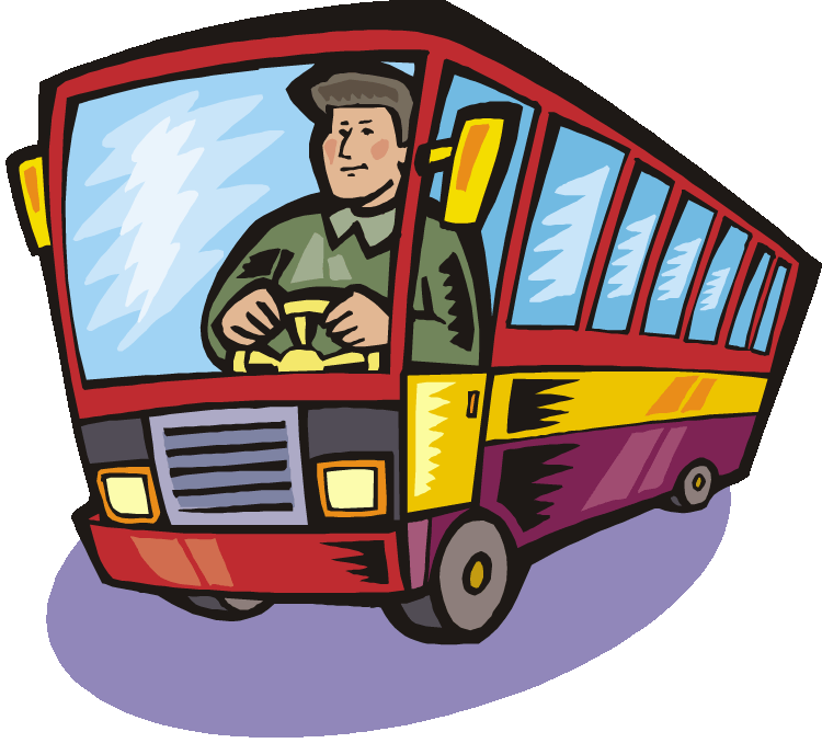 bus driver clipart