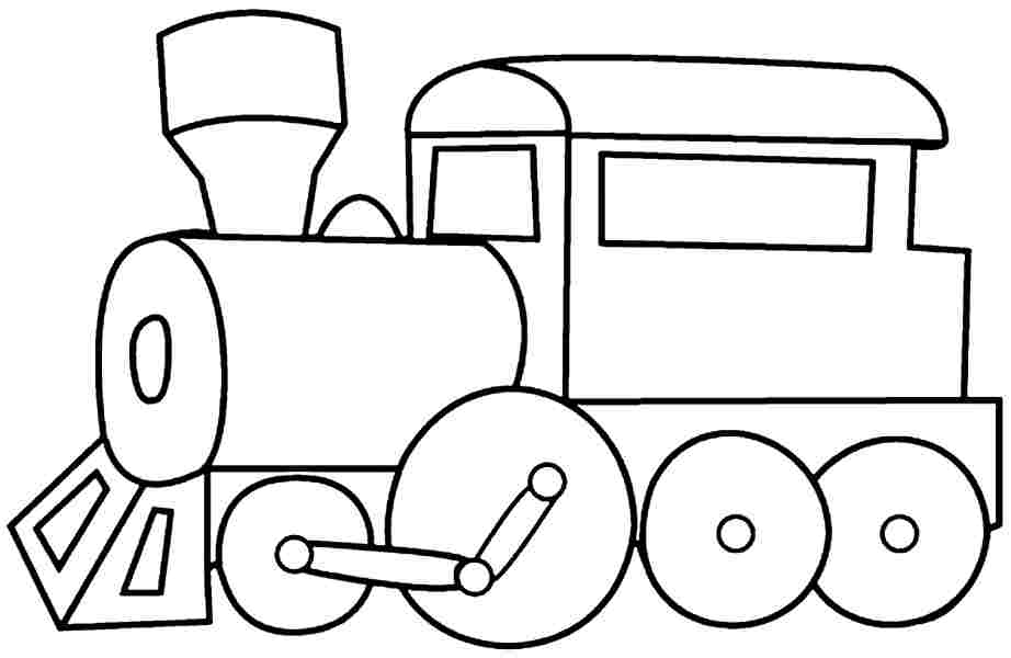 Printable Free Colouring Pages Transportation Train For Kids - #