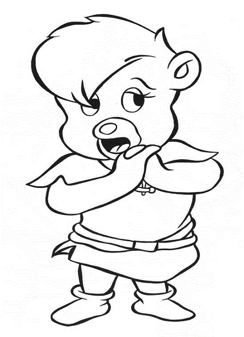 gummy bear coloring pages print