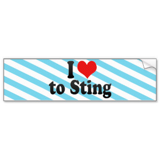 Sting Bumper Stickers, Sting Bumper Sticker Designs