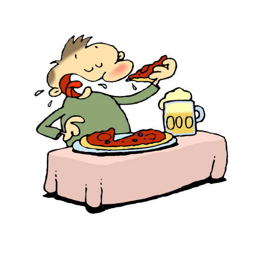 Pix For  Clip Art People Eating