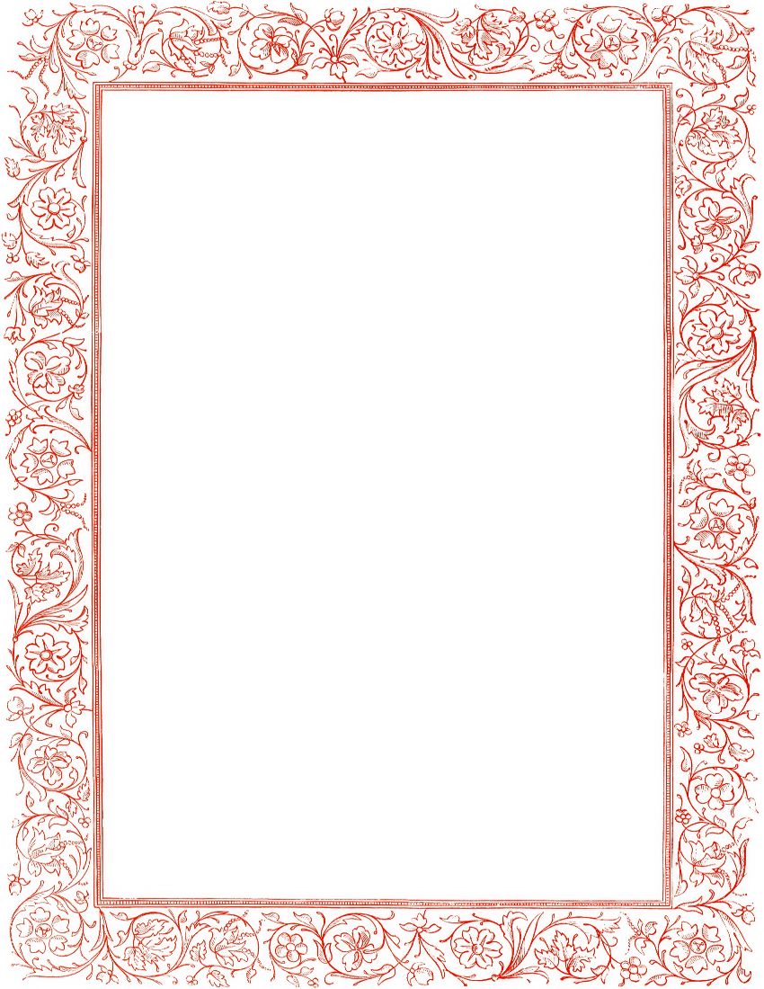 free clip art red frames - photo #38