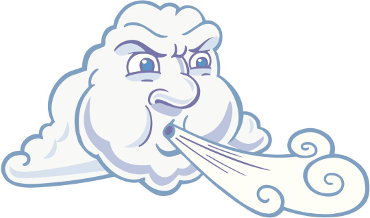 strong wind clipart