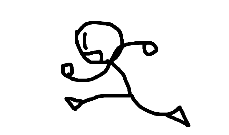 Running stick person test by nitrothehedgehog20 on Clipart library
