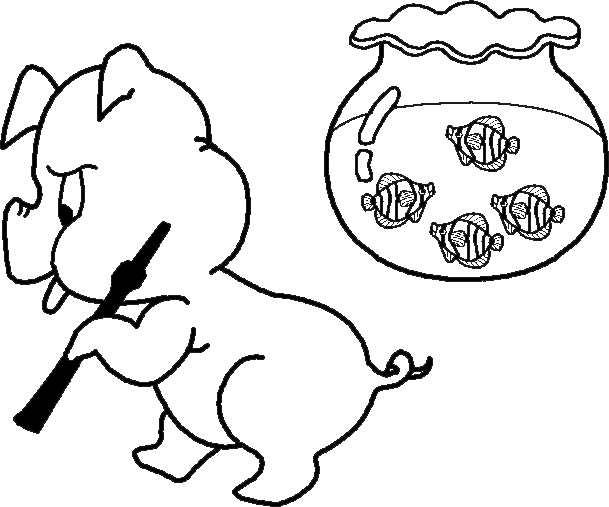 Free coloring pages of animal outline