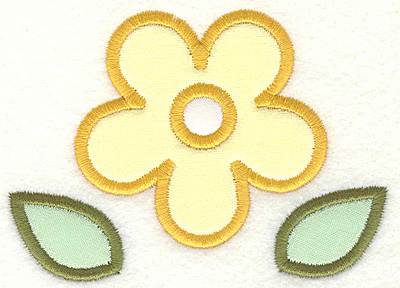 Plants Embroidery Design: Simple Flower from Adorable Ideas