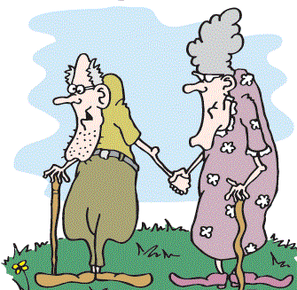 old married couple cartoon - Clip Art Library