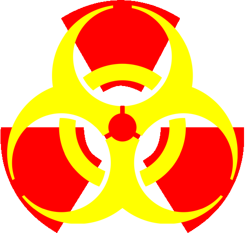 Nuclear Biohazard Combo Symbol (transparent) Pictures, Images 