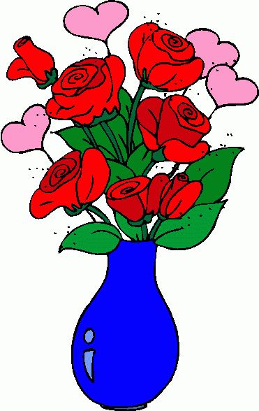 valentines day roses clip art