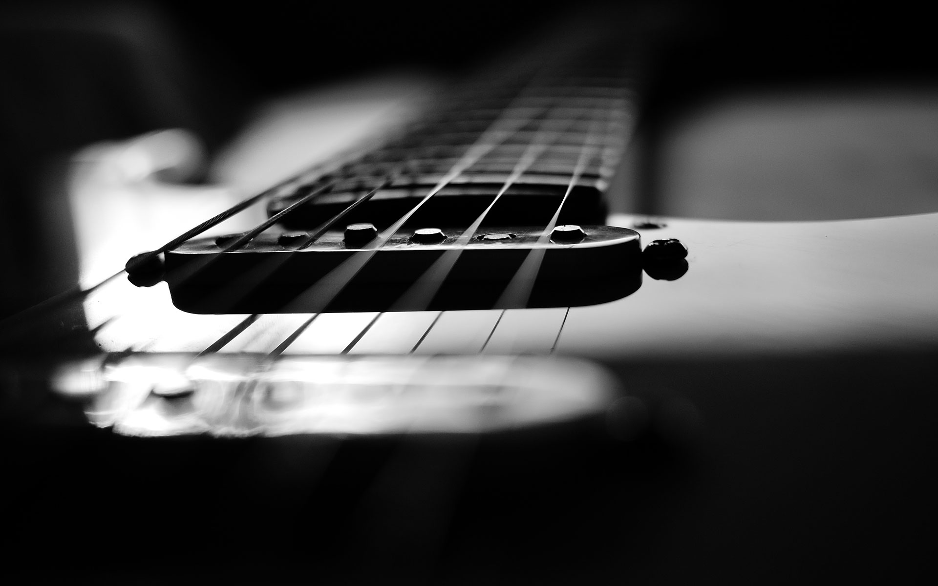 Guitar Wallpaper Black And White - 1836209