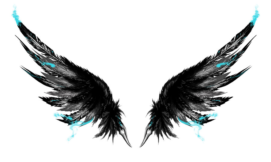 dark torn fairy wings