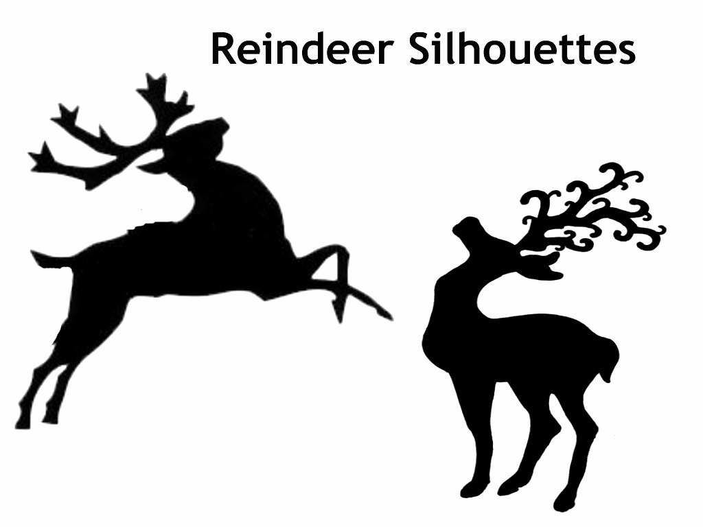 Xmas Stuff For  Christmas Reindeer Silhouette