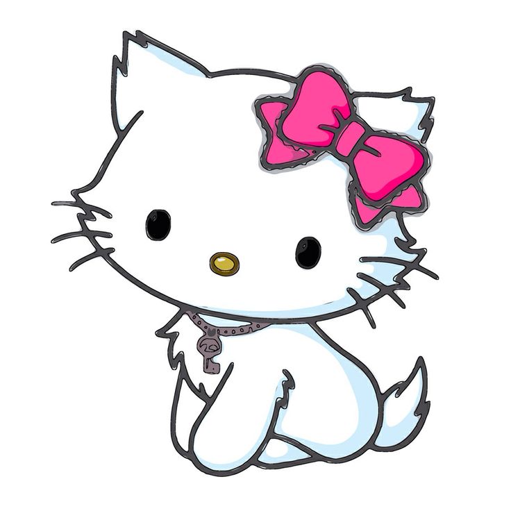 hello kitty as a cat - Clip Art Library