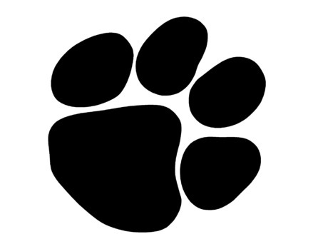 Wolverine Paw Print Clipart