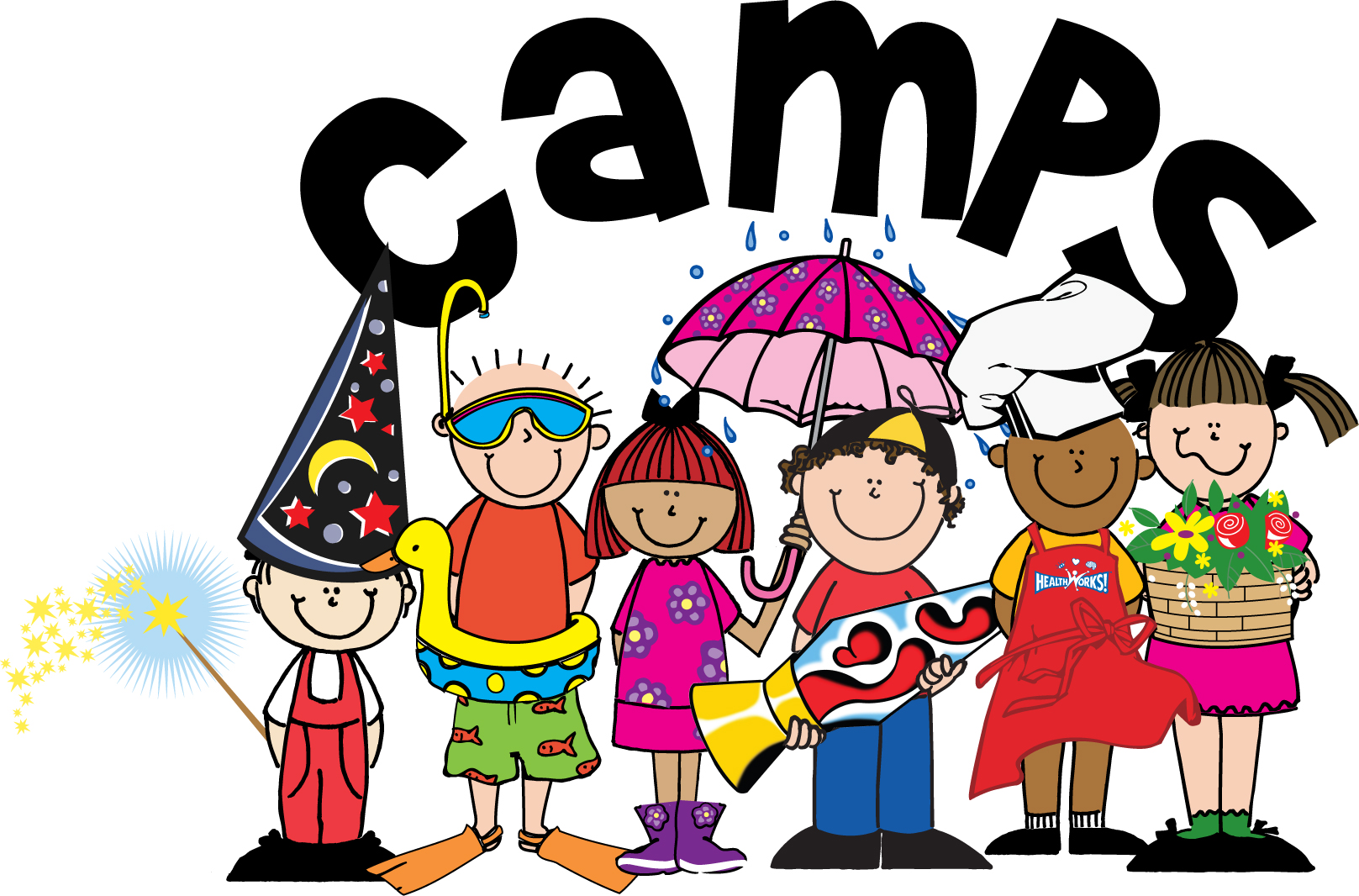Kids Summer Camp Clip Art Clipart - Free Clipart.