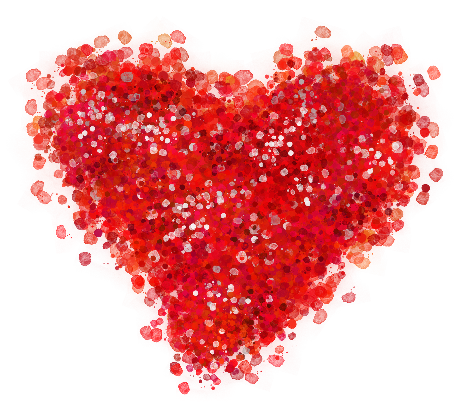Decorative Red Heart PNG Clipart Picture