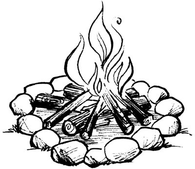 Free Campfire Drawing, Download Free Campfire Drawing png images, Free