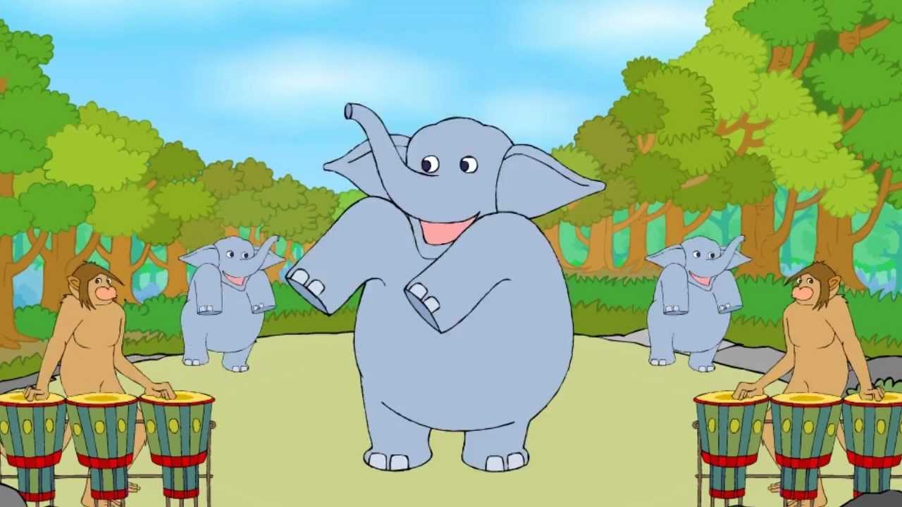 Baby Elephant - English Nursery Rhymes - Cartoon/Animated Rhymes 
