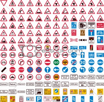 Image 4076294: Road traffic signs from Crestock Stock Photos