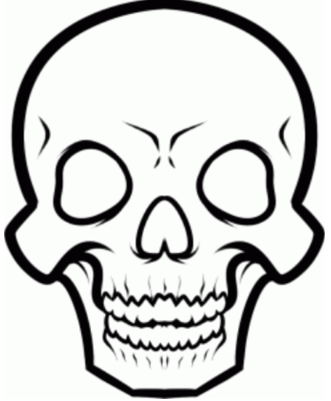 Ways to Improve Drawing  How to Draw Skeleton Face and Skull 